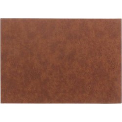 Unique Living | Placemat Ava | Rechthoekig | Polyester | Donkerbruin | 30x43cm