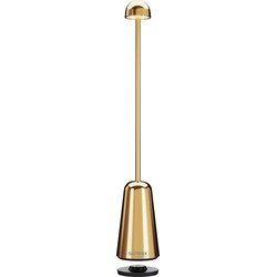 Sompex tafellamp MINIMAX - goud, oplaadbare tafellamp