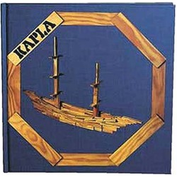 Kapla Kapla  houten bouwplankjes boek blauw vol. 2