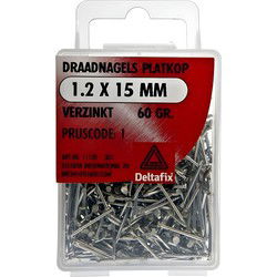 Draadnagel pk 1,2x15mm 60gr