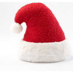 Textino SANTA HAT - Deurstopper 18x12x21 cm kerstman muts - True Red - rood - Textino
