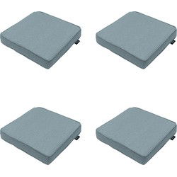 Madison -  Zitkussen Silver canvas eco+ - Ca. 40x40 cm - Set van 4