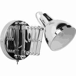 Beliani HARRINGTON - Muurlamp-Zilver-Staal