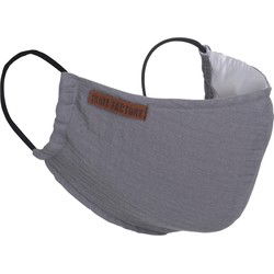 Knit Factory Liv Mondmasker - Antraciet - One Size