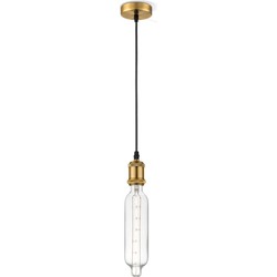 Home sweet home hanglamp Vintage Tube - Brons - helder