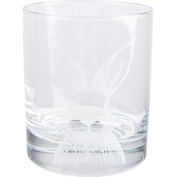 Clayre & Eef Waterglas 300 ml Transparant Glas Konijn Drinkbeker