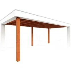 Trendhout douglas overkapping Verona rechts, 625 x 335 cm