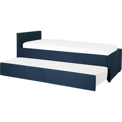 MARMANDE - Onderschuifbed - Marineblauw - 80 x 200 cm - Polyester