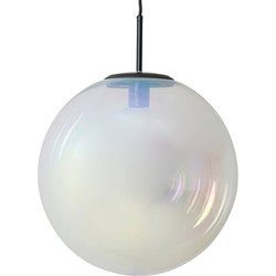 Light and Living hanglamp  - zwart - glas - 2957300