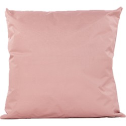 Anna's Collection Sierkussen voor binnen en buiten - oud roze - 45 x 45 cm - tuinkussen - Sierkussens