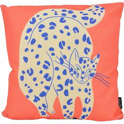 Sierkussen Red Cat | 45 x 45 cm | Katoen/Linnen