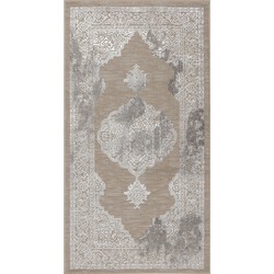 Vintage Oosters Tapijt AZRA - Beige/Wit - 80x150 cm 