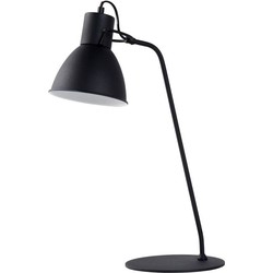 Hedendaags verstelbare zwart bureaulamp 20 cm E14