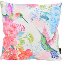 Sierkussen Floral Birds #2 | 45 x 45 cm | Katoen/Polyester