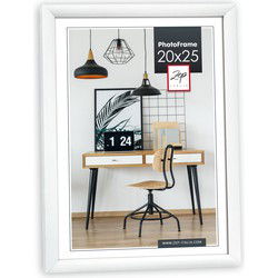 Zep Fotolijstje - wit - kunststof - voor foto van 20 x 25 cm - Fotolijsten