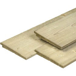 Zweeds rabat Eco Noord-Europees vuren groen 1,1/2,2x19,5x420 cm Tuindeco