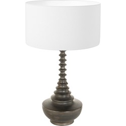 Steinhauer tafellamp Bois - zwart - hout - 3755ZW