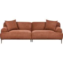 Beliani MATILA - Driezitsbank-Bruin-Polyester