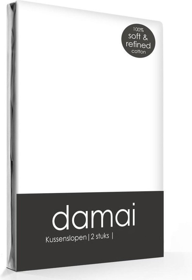 Damai Kussenslopen White (2 stuks) - 90 x 90 cm - Sloop - Slopen - 