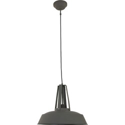 Mexlite - hanglamp - Eden - grijs - metaal - Ø 42cm - E27 - 7704GR