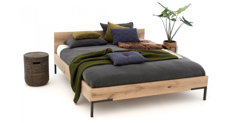 Massief houten  tweepersoons bed Timber  180x200 cm - 