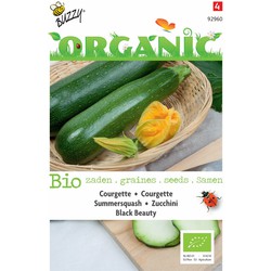 5 stuks - Organic Courgette Black Beauty (Skal 14725)