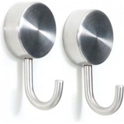 Trendform Magnetische Haak Porta - zilver - set van 2 stuks