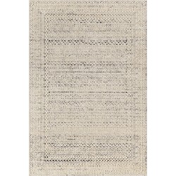  Scandinavisch Boho Loper Gang OLAYA - Ivoor/Grijs - 80x220 cm