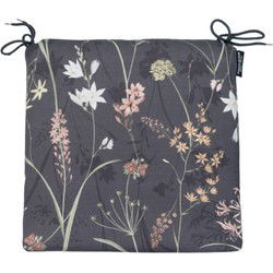 Zitje universeel rits ca. 40x40 cm Donna grey canvas Eco plus natural outdoor finishing Madison