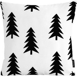 Black Trees | 45 x 45 cm | Kussenhoes | Katoen/Polyester