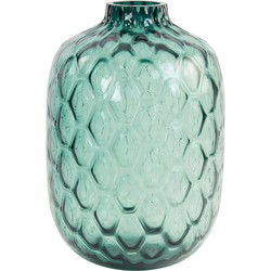 Light&living Vaas Ø34x50 cm CARINO glas turquoise