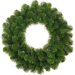 Groene voordeur kransen 45 cm - Kerstkransen