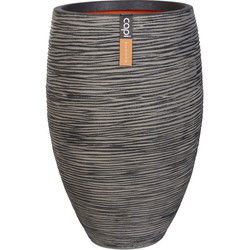 Vaas elegant deluxe Rib NL 45x72 antraciet