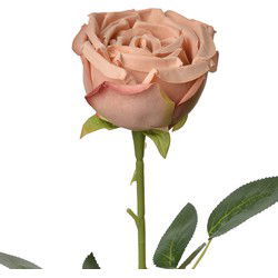 Clayre & Eef Kunstbloem Roos 61 cm Roze Kunststof