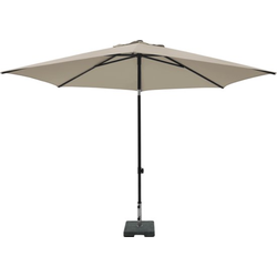 Stokparasol elba push-up 300 cm polyester ecru grade 6 zonwering