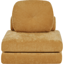 Beliani OLDEN - Slaapbank-Geel-Polyester