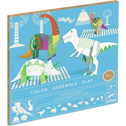 Djeco Djeco color assemble play Dinosaurs