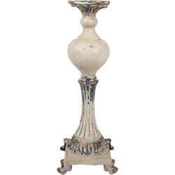 Clayre & Eef Kandelaar Beige Keramisch materiaal