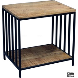 Benoa Atco Wooden Iron Sidetable 45 cm