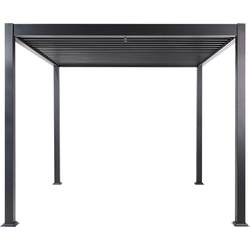 Beliani FORNOLI - Tuin pergola-Zwart-Aluminium