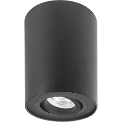 Highlight - Maxi Rebel - Plafondlamp - GU10 - 9,5 x 9,5  x 12,5cm - Zwart