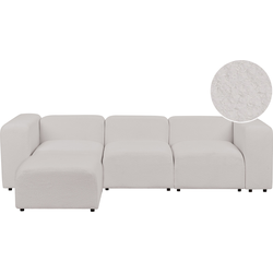 Beliani FALSTERBO - Modulaire Sofa-Grijs-Bouclé