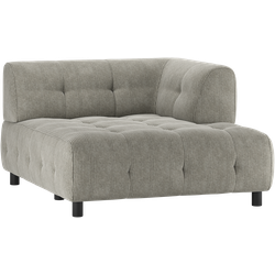 WOOOD Louis 1,5-Zits Chaise Longue - Polyester - Sage - 73x122x140