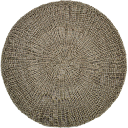 Vloerkleed - 150 cm - raffia/zeegras - naturel