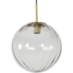 Light & Living - hanglamp - Magdala - brons - glas - Ø 30cm - E27 - 2957227