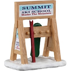 Ski Rack Sign Weihnachtsfigur - LEMAX