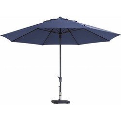 Stokparasol Timor dia. 400 cm safier blue zonwering - Madison