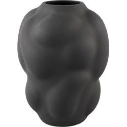 PTMD Maride Ronde Vaas - H25 x Ø19,5 cm - Glas - Zwart