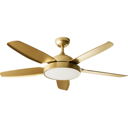 Beliani GOSHAABA - Plafondlamp met ventilator-Messing-IJzer