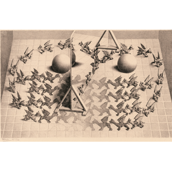 Puzzelman Puzzelman Toverspiegel - M.C. Escher (1000)